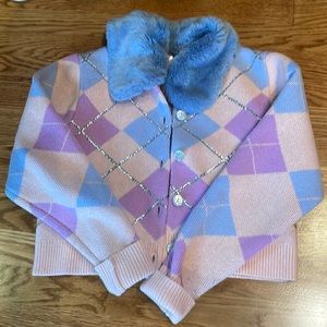 Hill House Heddy Cardigan with detachable collar, xs